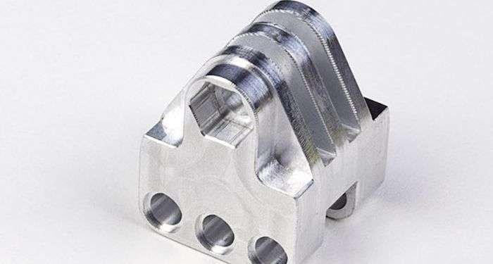 polished milling machined part