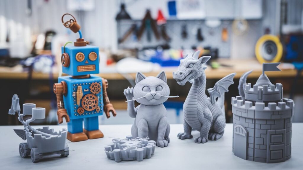 Aperçu des jouets imprimés en 3D 