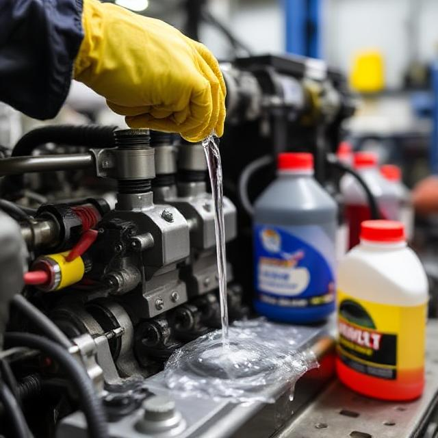 Uso de refrigerantes y lubricantes
