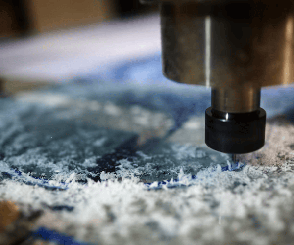 Textured D1-D3 injection molding surface. EDM or chemical etching for a frosted look