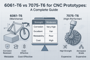 Aluminum 7075-T6 vs 6061-T6 CNC Machining: Cost, Machinability, and Application Selection