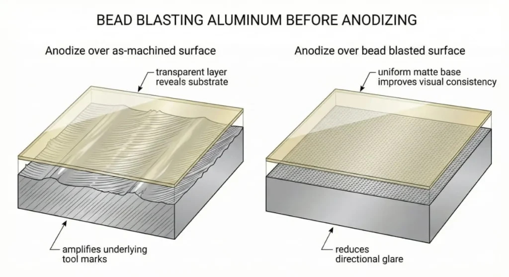 Bead Blasting vs Anodizing for Aluminum: Why It Is Not an Either/Or Choice (2026)